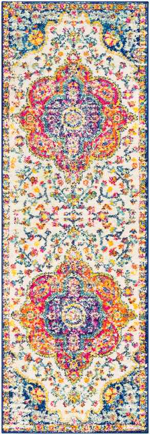 LOLA Vintage Rug I Living Room, Bedroom, Hallway I Traditional Oriental Boho Rug, Soft Area Rug, Short Pile I Multicolour, Pink