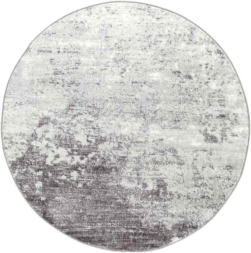 LE ROBERT Abstract Rug I Living Room, Bedroom, Hallway I Modern Marble Rug, Soft Luxurious Area Rug, Short Pile, Easy Care I Grey, White