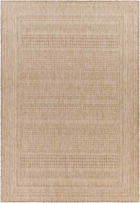 KELLOGG In- & Outdoor Jute-Look Rug I Balcony, Terrace, Kitchen, Garden I Modern Boho Rug, UV Weather Stain Resistant I Beige, Ivory