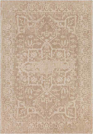 KINGSLEY In- & Outdoor Jute-Look Rug I Balcony, Terrace, Kitchen, Garden I Modern Boho Rug, UV Weather Stain Resistant I Beige, Ivory