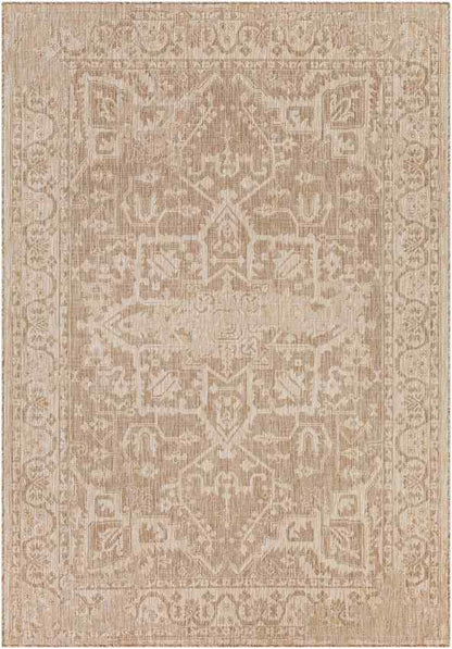 KINGSLEY In- & Outdoor Jute-Look Rug I Balcony, Terrace, Kitchen, Garden I Modern Boho Rug, UV Weather Stain Resistant I Beige, Ivory