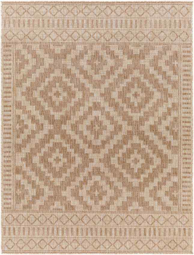 KINGSLEY In- & Outdoor Jute-Look Rug I Balcony, Terrace, Kitchen, Garden I Modern Boho Rug, UV Weather Stain Resistant I Beige, Ivory