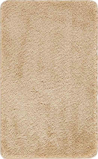 MEGGIN Bathroom Rug I Machine Washable Bath Mat, Non Slip Shower Mat, Absorbent Wet Room, Bath Rug, High Pile, Easy Care I Beige