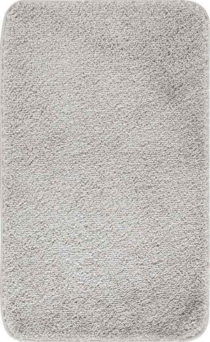 MEGGIN Bathroom Rug I Machine Washable Bath Mat, Non Slip Shower Mat, Absorbent Wet Room, Bath Rug, High Pile, Easy Care I Light Grey