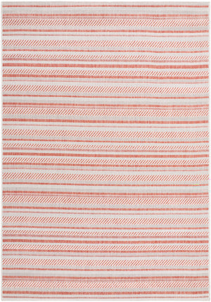 PAU In- & Outdoor Rug I Balcony, Terrace, Kitchen, Garden, Veranda, Patio I Modern Boho Rug, UV Weather Stain Resistant I Pink, Ivory