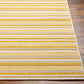 PAU In- & Outdoor Rug I Balcony, Terrace, Kitchen, Garden, Veranda, Patio I Modern Boho Rug, UV Weather Stain Resistant I Yellow, Ivory