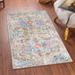 OLIVIA Vintage Rug I Living Room, Hallway I Traditional Oriental Boho Rug, Soft Area Rug, Short Pile, Easy Care I Multicolour, Grey