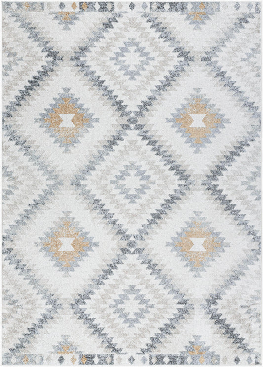 KWARTIER Scandi Modern Boho Medium Grey Area Rug