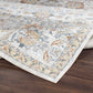 ESKRIDGE Machine Washable Traditional Boho Greyt Oatmeal Area Rug