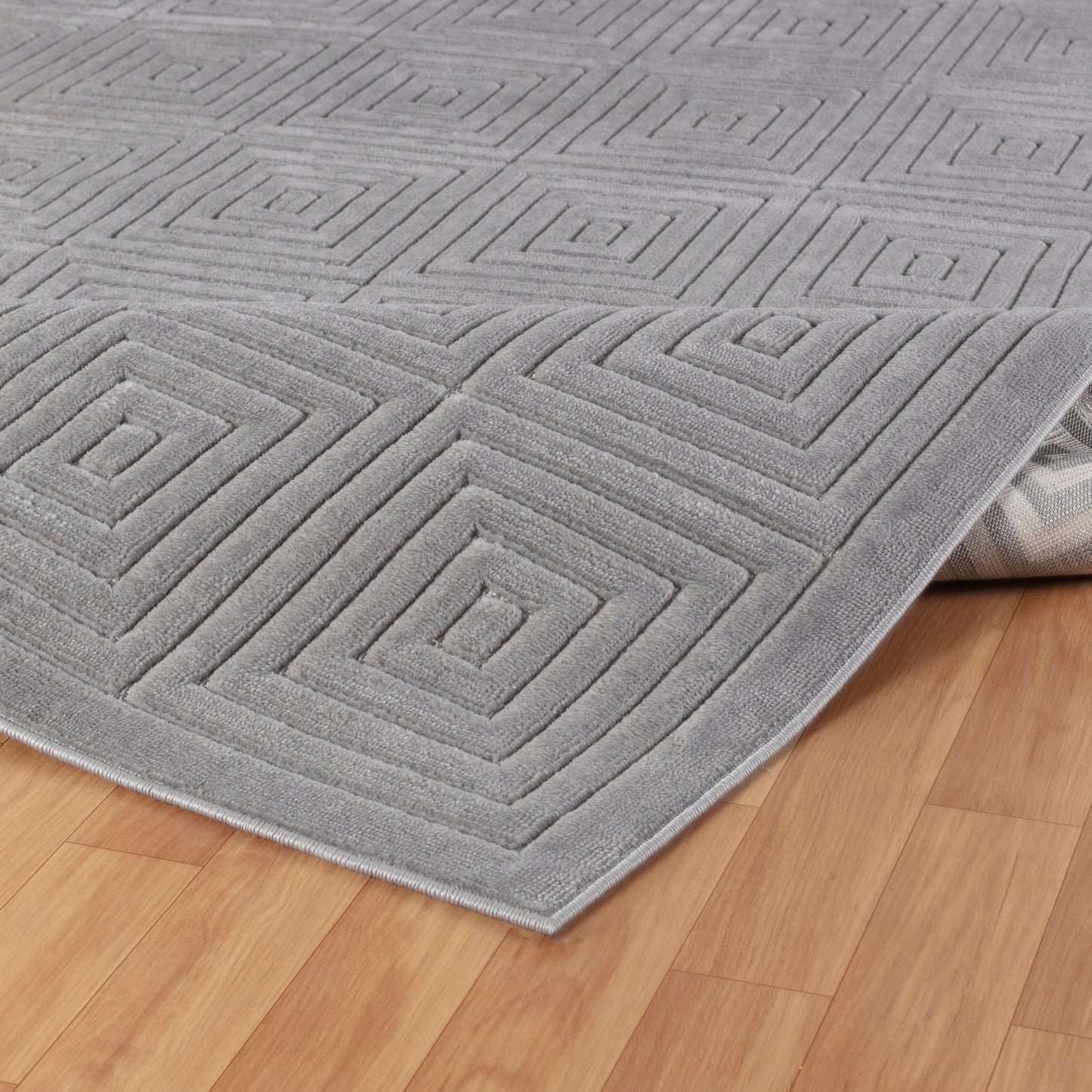 VEDA In- & Outdoor Scandi Modern Boho Grey Area Rug