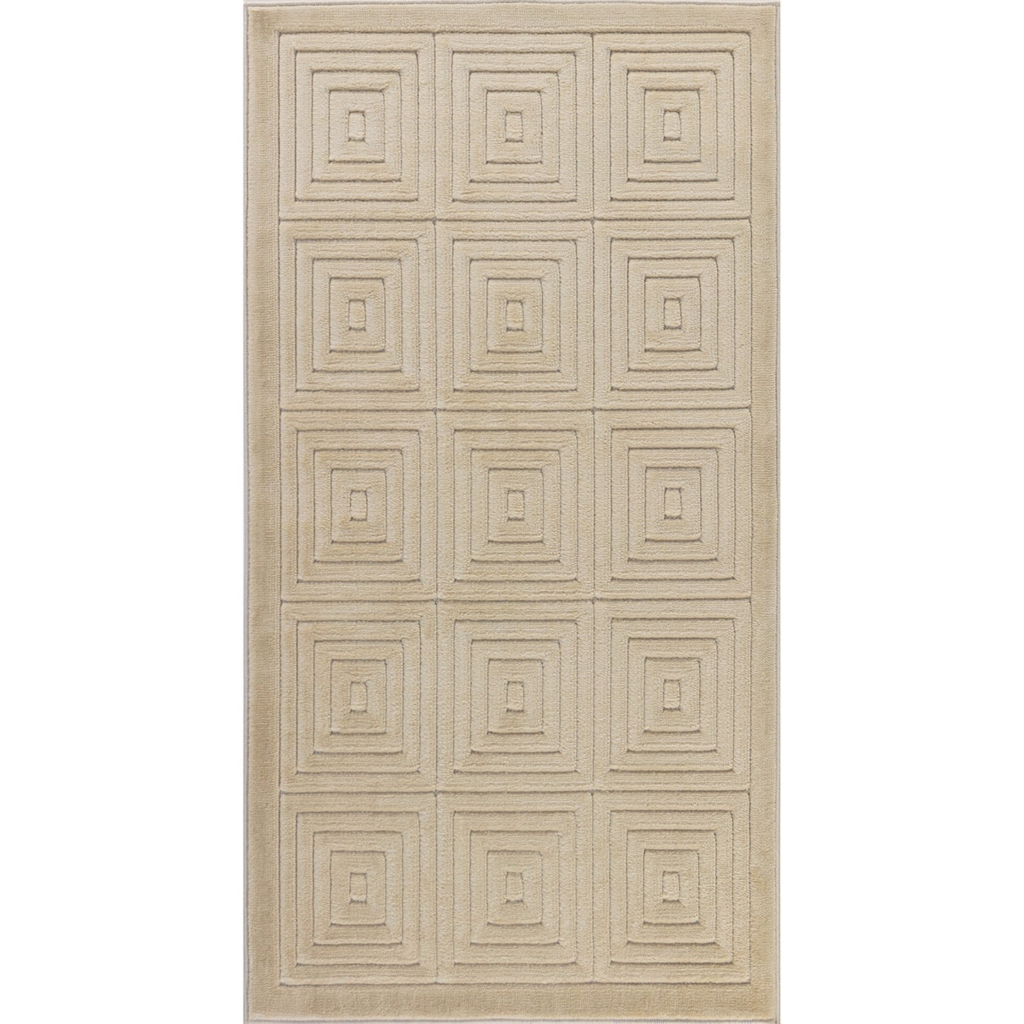 VEDA In- & Outdoor Scandi Modern Boho Beige Area Rug