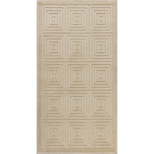 VEDA In- & Outdoor Scandi Modern Boho Beige Area Rug