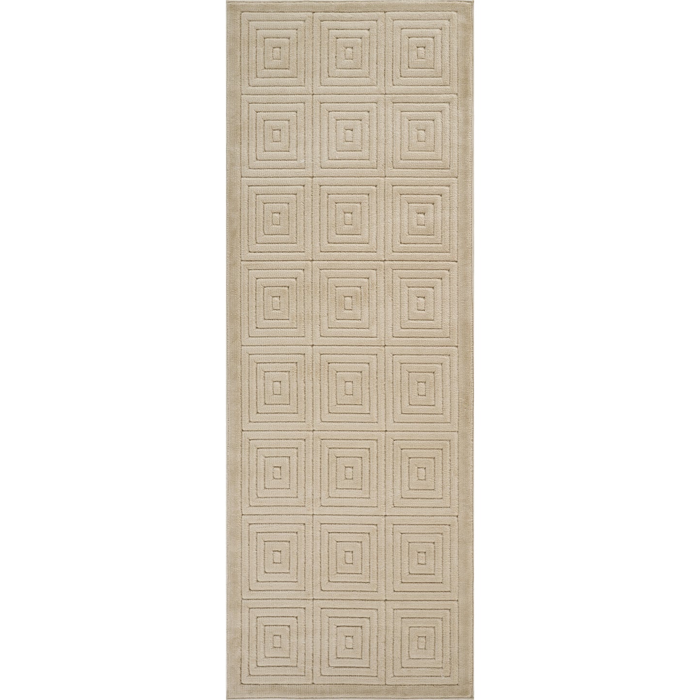 VEDA In- & Outdoor Scandi Modern Boho Beige Area Rug