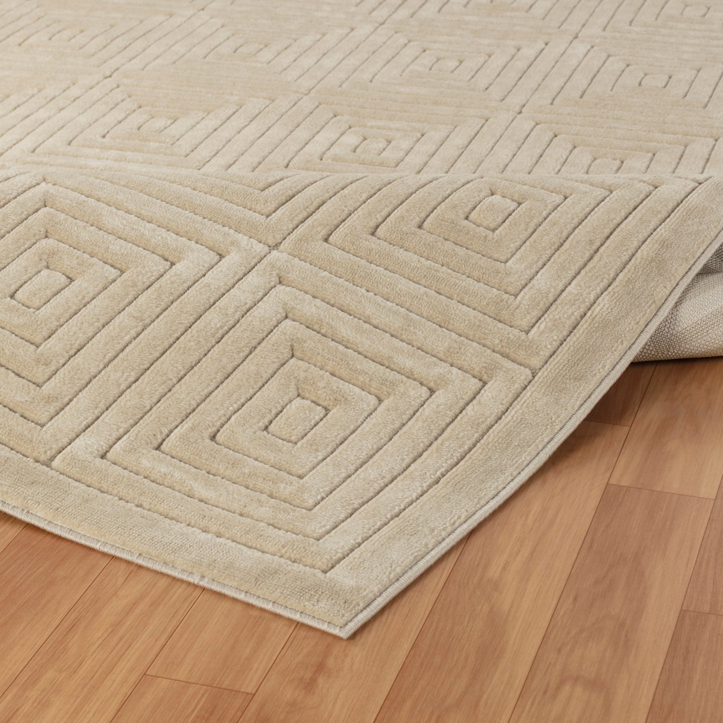 VEDA In- & Outdoor Scandi Modern Boho Beige Area Rug