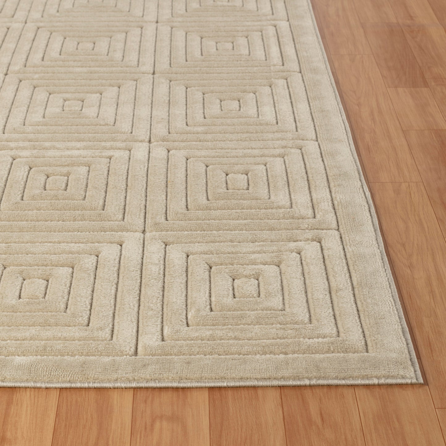 VEDA In- & Outdoor Scandi Modern Boho Beige Area Rug