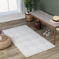 VEDA In- & Outdoor Scandi Modern Boho White Area Rug