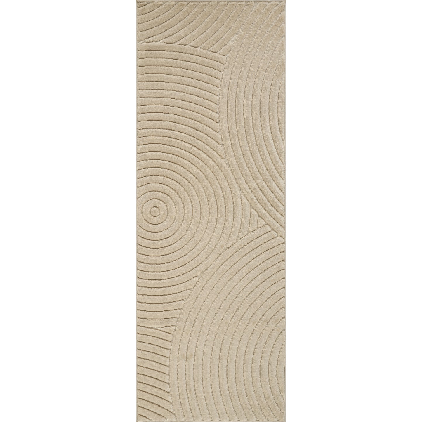 DOANLD In- & Outdoor Scandi Modern Boho Beige Area Rug