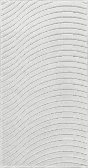 FEDRICK In- & Outdoor Scandi Modern Boho White Area Rug