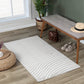 FEDRICK In- & Outdoor Scandi Modern Boho White Area Rug