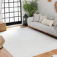 FEDRICK In- & Outdoor Scandi Modern Boho White Area Rug