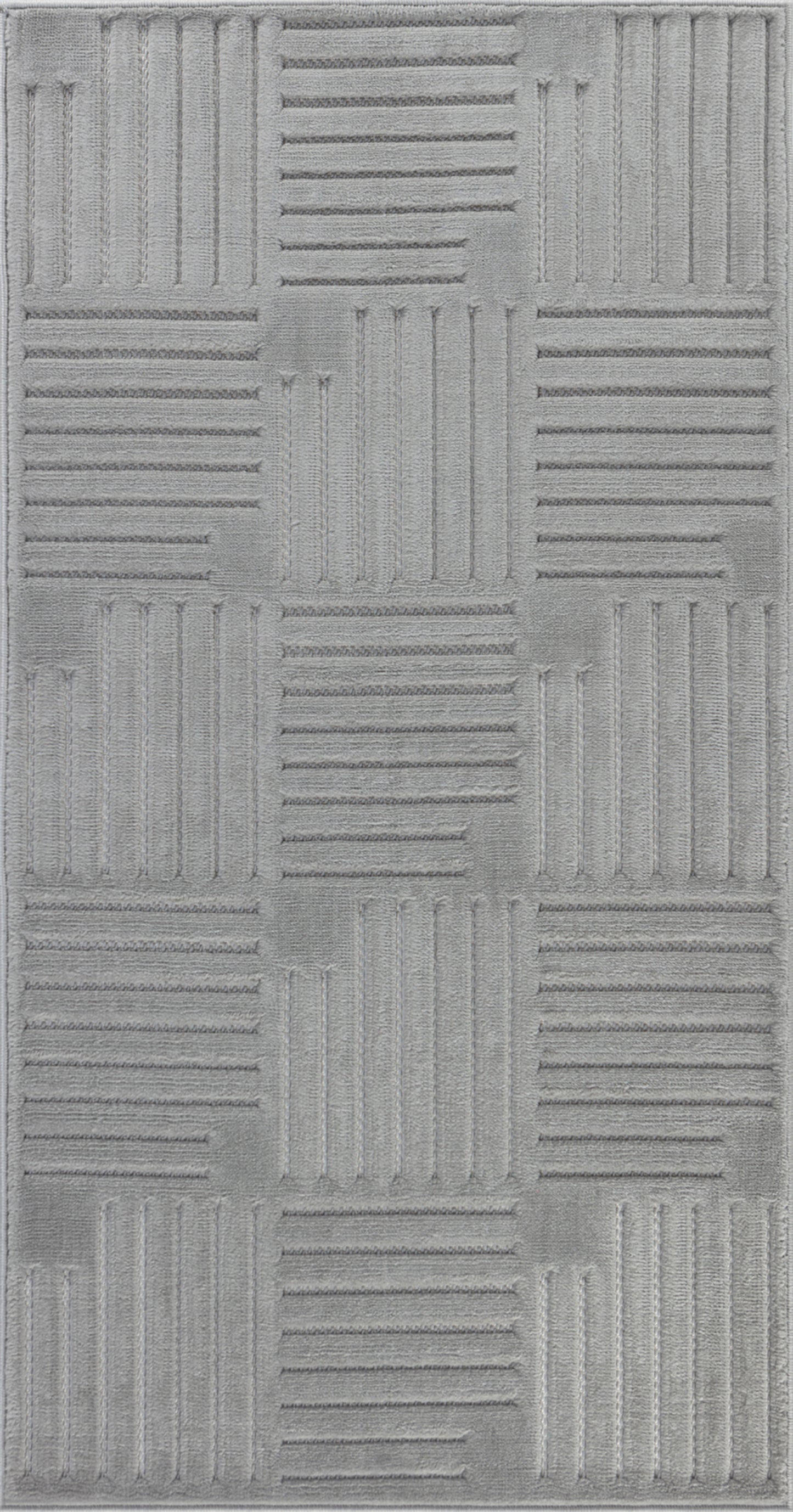 SHIAN In- & Outdoor Scandi Modern Boho Grey Area Rug