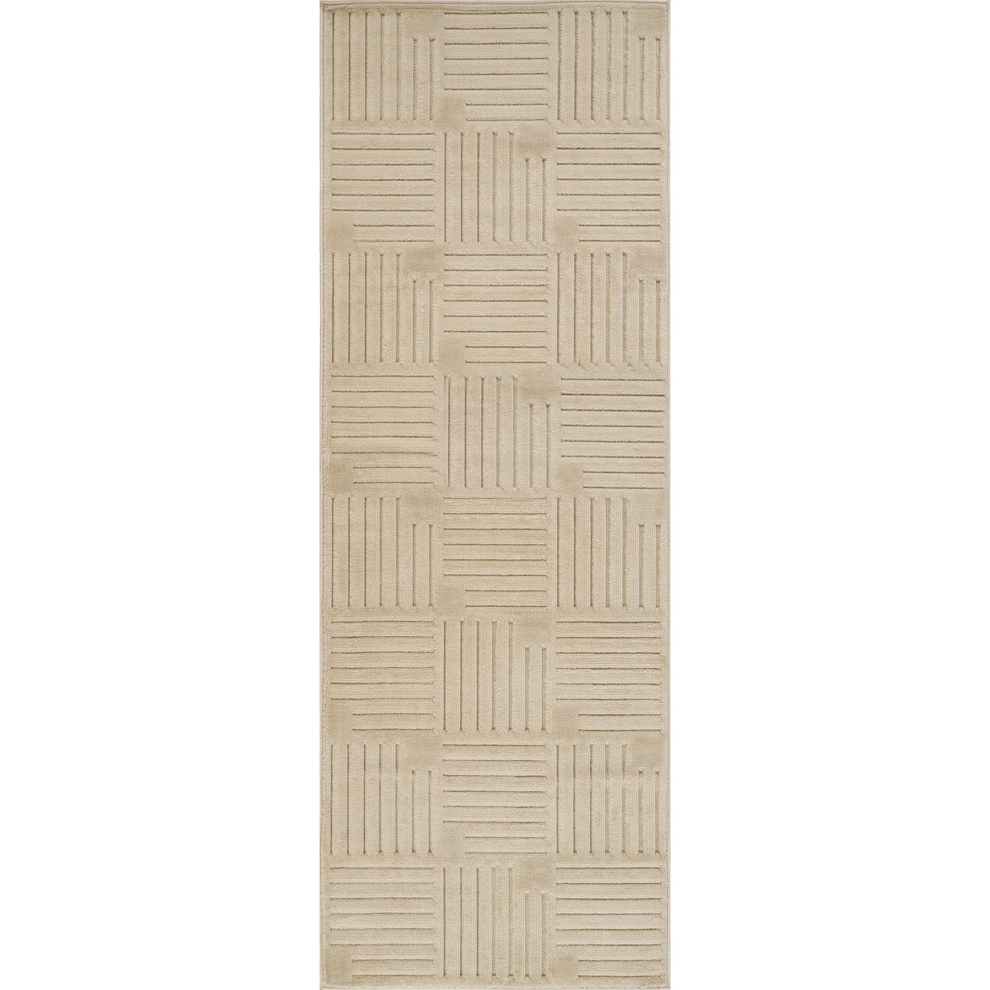 SHIAN In- & Outdoor Scandi Modern Boho Beige Area Rug