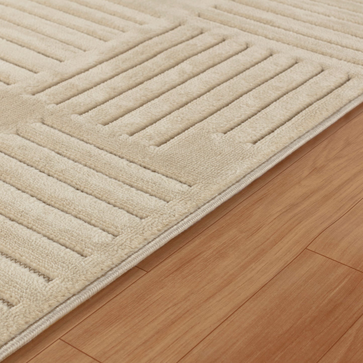 SHIAN In- & Outdoor Scandi Modern Boho Beige Area Rug