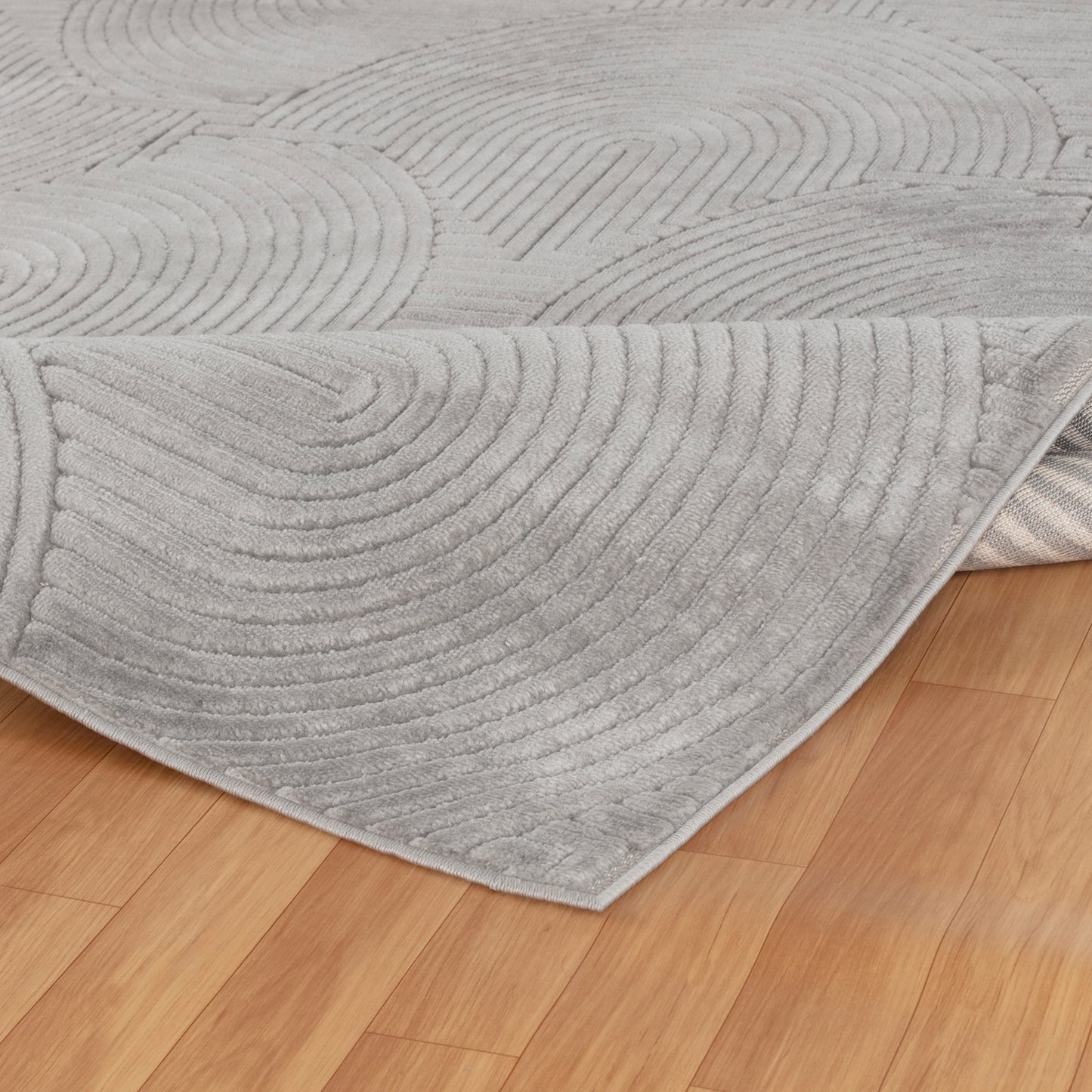 TIYA In- & Outdoor Scandi Modern Boho Grey Area Rug