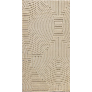 TIYA In- & Outdoor Scandi Modern Boho Beige Area Rug