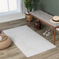 TIYA In- & Outdoor Scandi Modern Boho White Area Rug