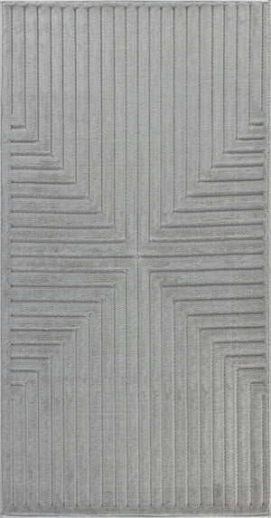 VALRIE In- & Outdoor Scandi Modern Boho Grey Area Rug