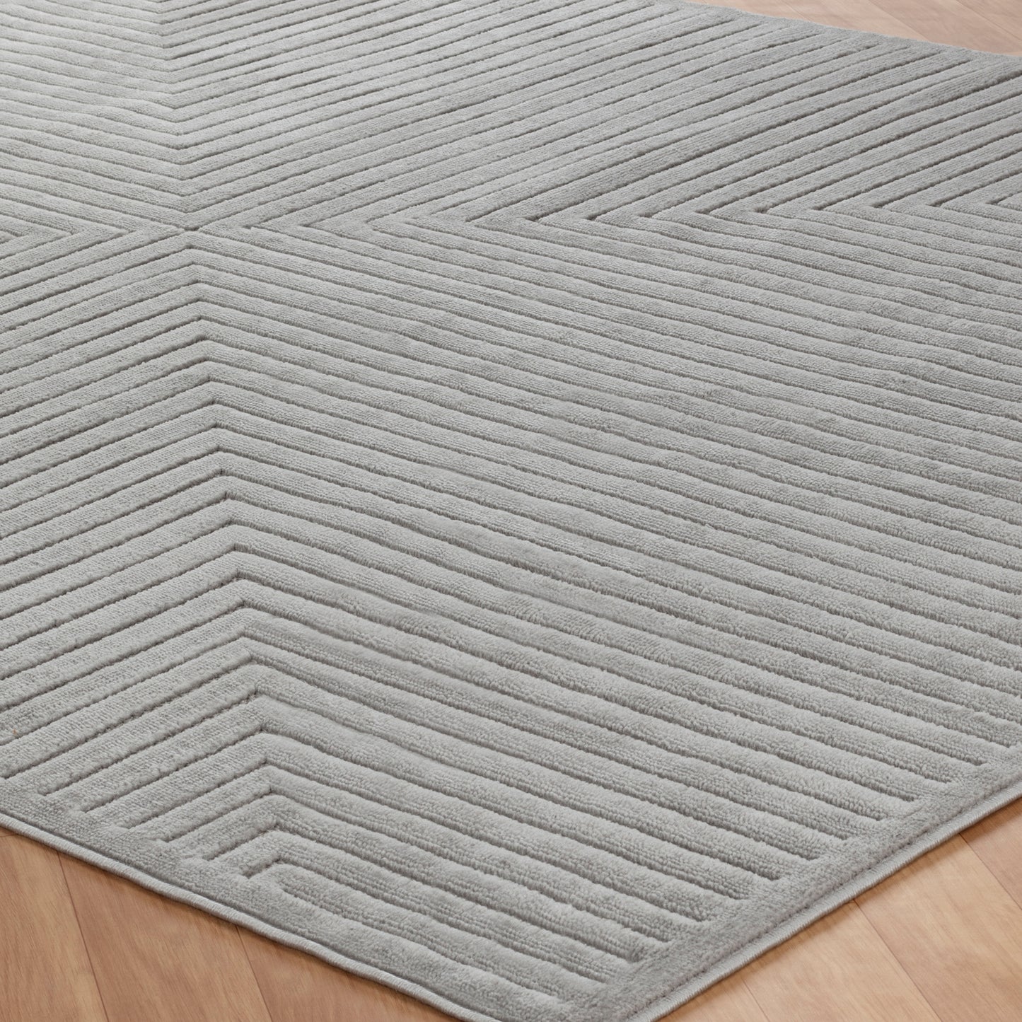 VALRIE In- & Outdoor Scandi Modern Boho Grey Area Rug