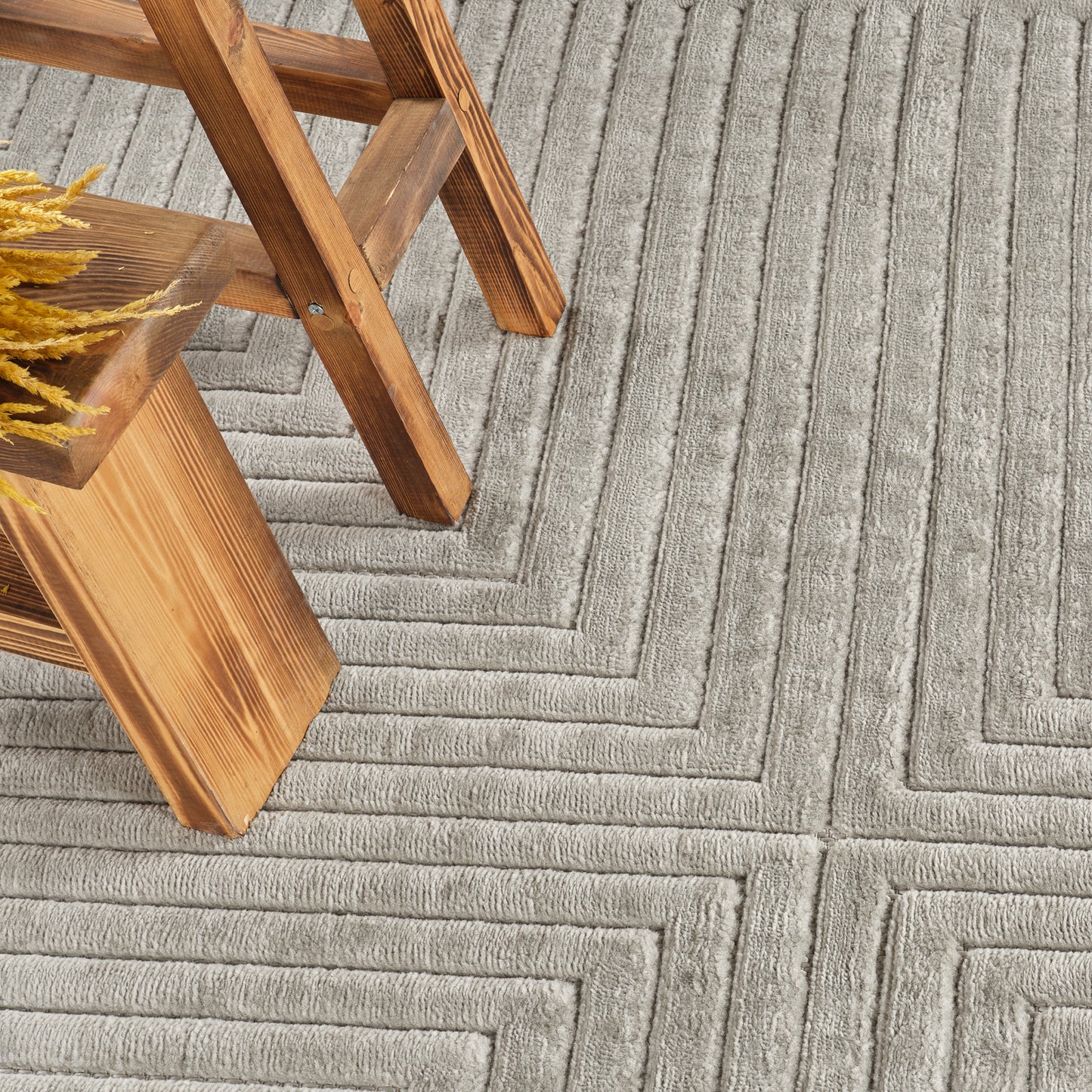 VALRIE In- & Outdoor Scandi Modern Boho Grey Area Rug