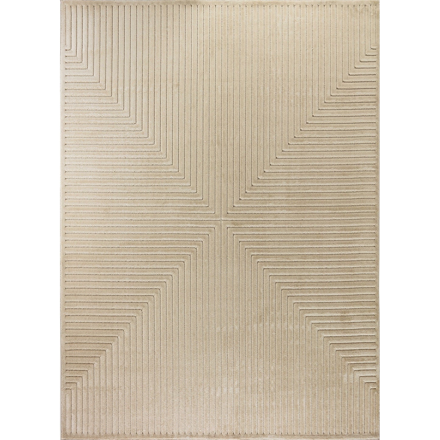 VALRIE In- & Outdoor Scandi Modern Boho Beige Area Rug