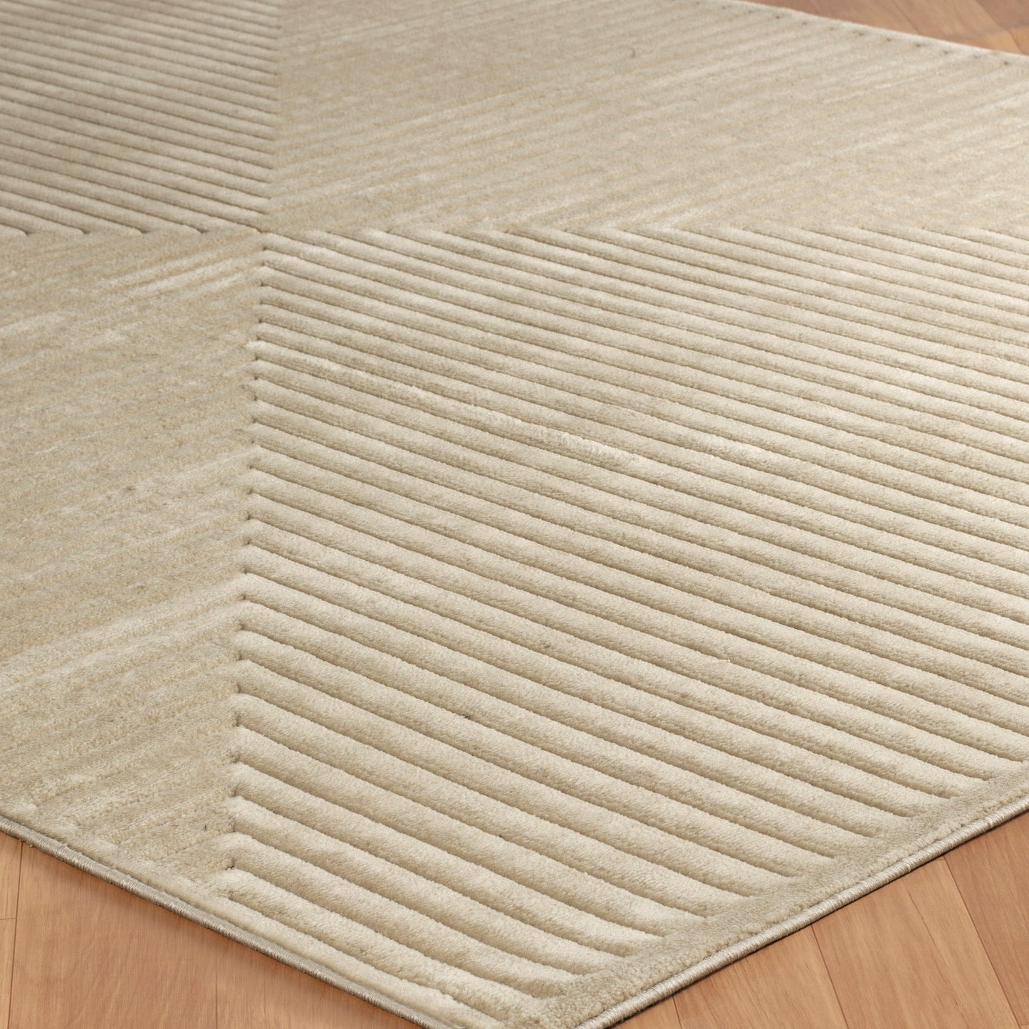 VALRIE In- & Outdoor Scandi Modern Boho Beige Area Rug