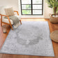 LORELLE Vintage Rug I Living Room, Bedroom, Dining I Traditional Oriental Boho Rug, Soft Area Rug, Short Pile, Easy Care I White, Grey