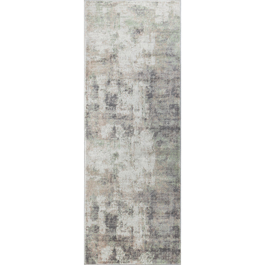 BRINDA Abstract Rug I Living Room, Bedroom, Hallway I Modern Marble Rug, Soft Area Rug, Short Pile, Easy Care I Grey, Brown, Ivory