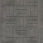 NYRISS 2-Piece Machine Washable Non-Slip Dark Grey Bathroom Rug Set