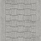 KALLOUS 2-Piece Machine Washable Non-Slip Light Grey Bathroom Rug Set