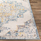 GARD Vintage Traditional Oriental Boho Sky Blue Area Rug