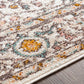 HILVERSUM Vintage Traditional Oriental Boho Burnt Orange Area Rug