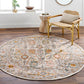 HILVERSUM Vintage Traditional Oriental Boho Burnt Orange Area Rug