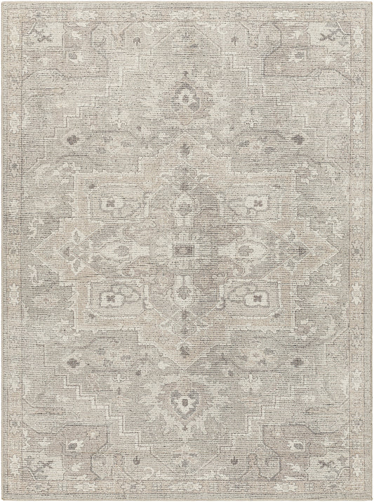 KORRINA Becki Owens x Surya Vintage Traditional Oriental Boho Camel Dark Brown Area Rug