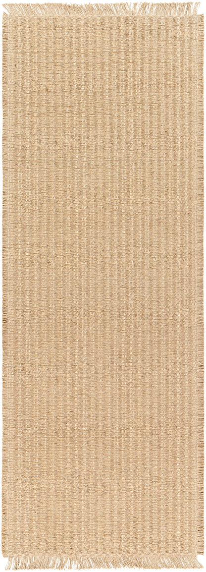 ARIADNE Jute Rug I Living Rom, Bedroom, Hallway I Modern Boho Rug, Natural Fibers, Rustic Durable Area Rug, Easy Care I Light Brown