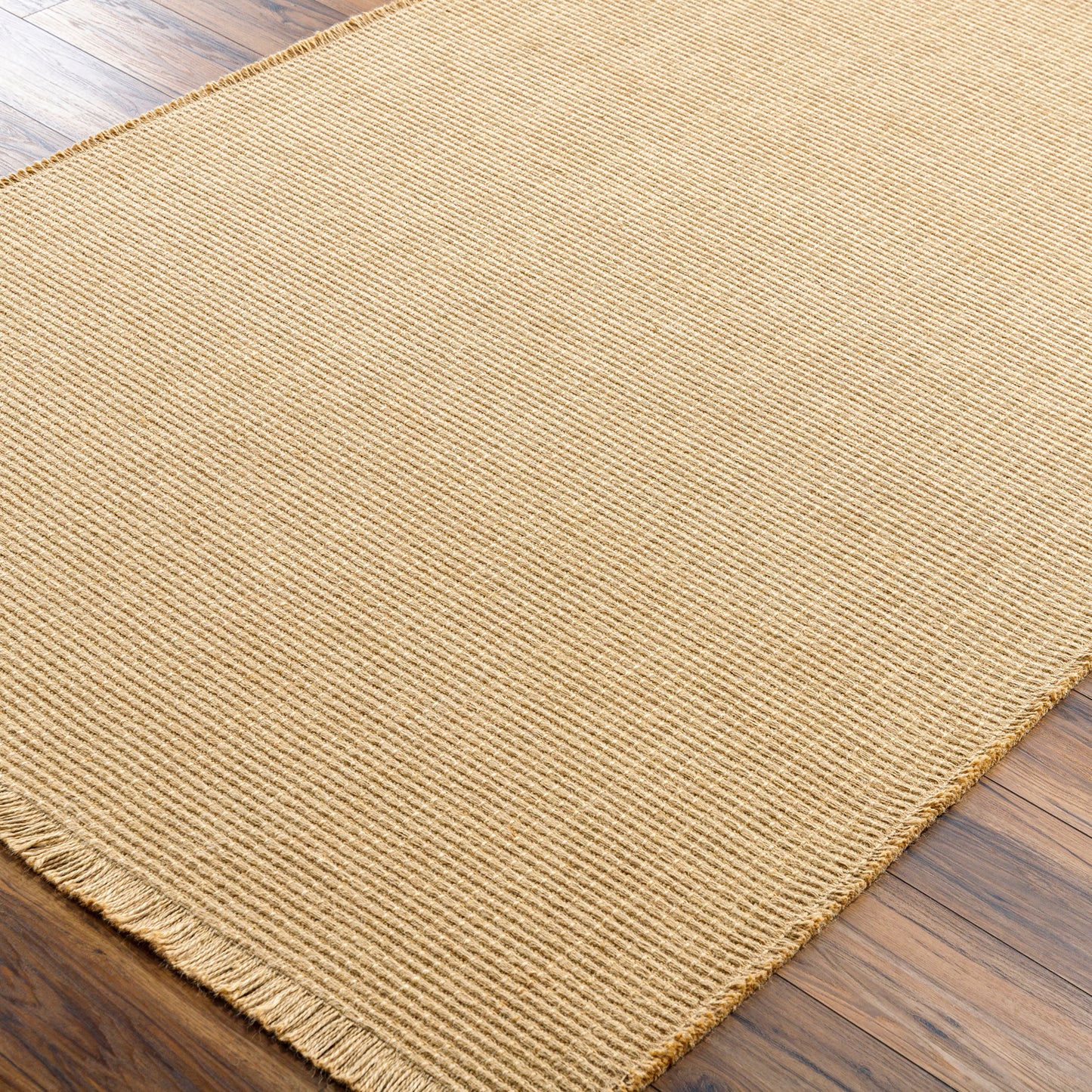 HENDY Jute Rug I Living Rom, Bedroom, Hallway I Modern Boho Rug, Natural Fibers, Rustic Durable Area Rug, Easy Care I Light Brown