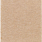 HENDY Becki Owens x Surya Solid and Border Brown Jute Runner Rug