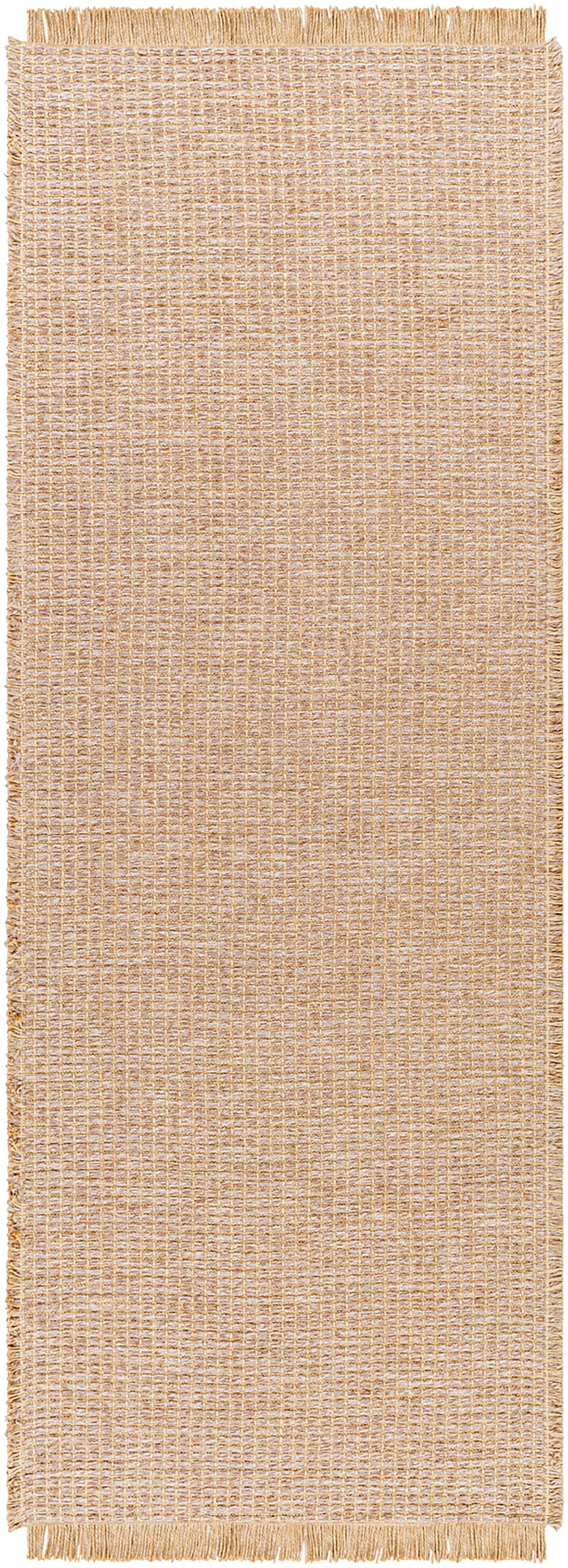 HENDY Jute Rug I Living Rom, Bedroom, Hallway I Modern Boho Rug, Natural Fibers, Rustic Durable Area Rug, Easy Care I Light Brown, Tan