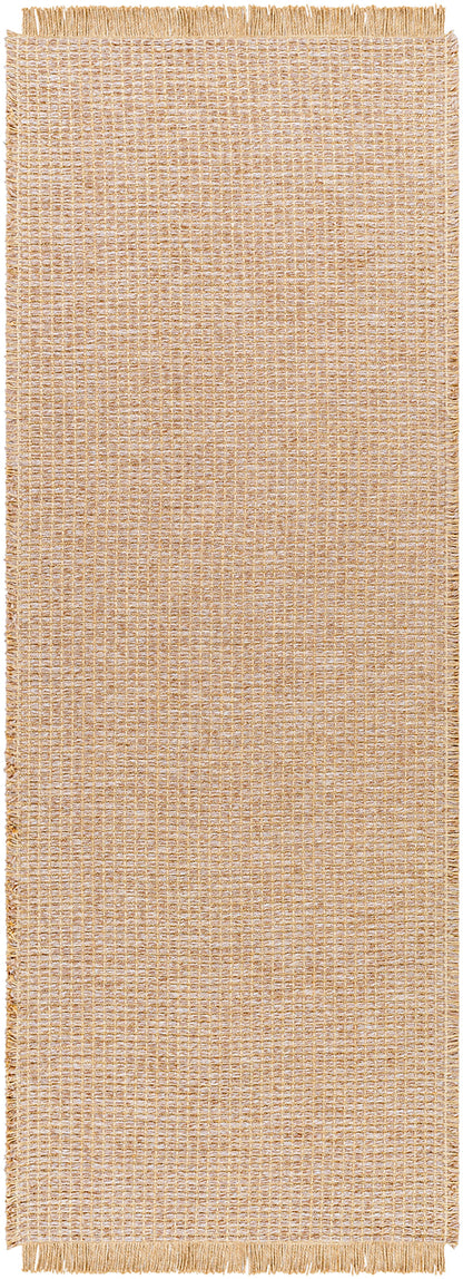 HENDY Jute Rug I Living Rom, Bedroom, Hallway I Modern Boho Rug, Natural Fibers, Rustic Durable Area Rug, Easy Care I Light Brown, Tan