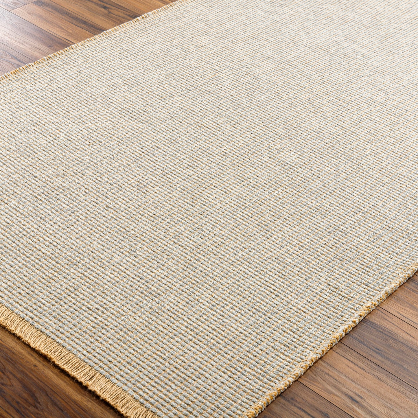 HENDY Jute Rug I Living Rom, Bedroom, Hallway I Modern Boho Rug, Natural Fibers, Rustic Durable Area Rug, Easy Care I Light Brown, Grey