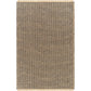 HENDY Jute Rug I Living Rom, Bedroom, Hallway I Modern Boho Rug, Natural Fibers, Rustic Durable Rug, Easy Care I Light Brown, Black